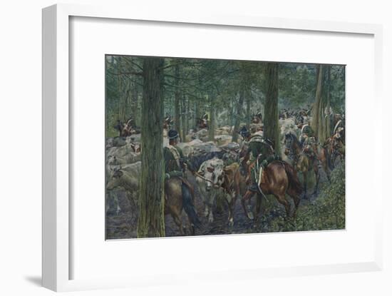 'Marbot's Soldiers Foraging On the Retreat', 1896-Unknown-Framed Giclee Print