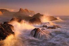 Ocean's Fury-Marc Adamus-Framed Art Print