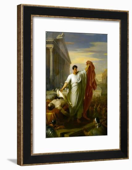 Marc Anthony Reading the Will of Caesar, 1834-William Hilton-Framed Giclee Print