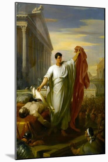 Marc Anthony Reading the Will of Caesar, 1834-William Hilton-Mounted Giclee Print