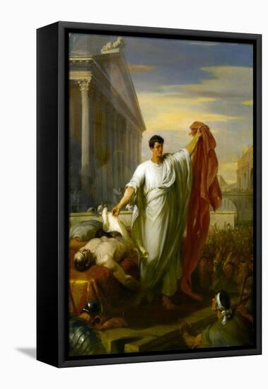 Marc Anthony Reading the Will of Caesar, 1834-William Hilton-Framed Premier Image Canvas