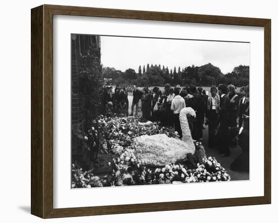 Marc Bolan's Funeral-null-Framed Photographic Print