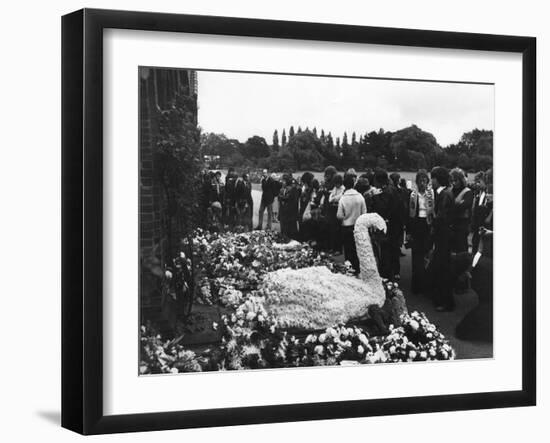 Marc Bolan's Funeral-null-Framed Photographic Print