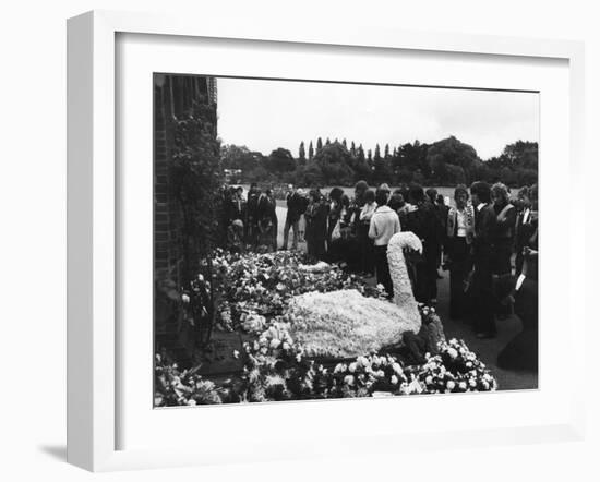 Marc Bolan's Funeral-null-Framed Photographic Print