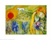 The Birthday-Marc Chagall-Framed Serigraph
