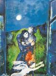 Fleurs Sur Fond Rouge, c.1970-Marc Chagall-Art Print