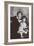 Marc Chagall with His First Wife Bella and Daughter Ida-Russian Photographer-Framed Giclee Print