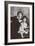 Marc Chagall with His First Wife Bella and Daughter Ida-Russian Photographer-Framed Giclee Print