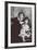 Marc Chagall with His First Wife Bella and Daughter Ida-Russian Photographer-Framed Giclee Print