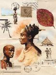 African Profiles-Marc Lacaze-Art Print
