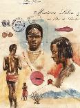 African Profiles-Marc Lacaze-Framed Art Print