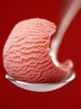 Strawberry Ice Cream on a Spoon-Marc O^ Finley-Photographic Print