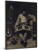 Marc Trapadoux examinant un livre d'estampes-Gustave Courbet-Mounted Giclee Print