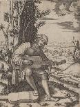Raphael in a Cloak, C.1520-Marcantonio Raimondi-Giclee Print