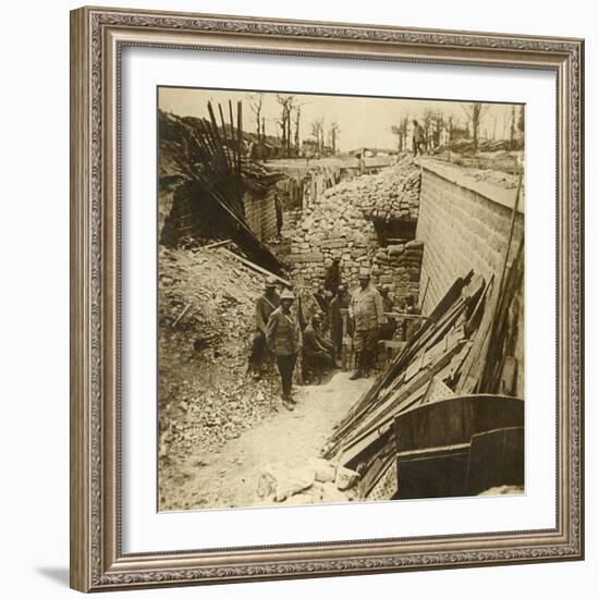 Marceau Barracks, Verdun, northern France, 1916-Unknown-Framed Photographic Print