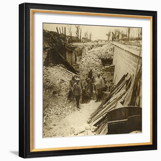 Marceau Barracks, Verdun, northern France, 1916-Unknown-Framed Photographic Print