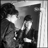Juliette Greco Preparing to Go on Stage-Marcel Begoin-Photographic Print