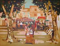 Marche en Provence-Marcel Depre-Framed Collectable Print