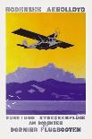 Bodensee Aerolloyd Flying Boat Tours-Marcel Dornier-Framed Art Print