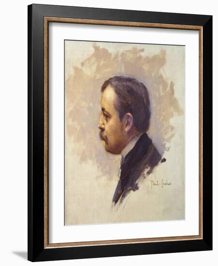 Marcel Prevost (1862-1941) (Oil on Canvas)-Paul Chabas-Framed Giclee Print