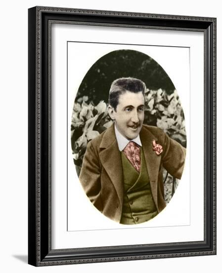 Marcel Proust, 1891 (B/W Photo)-Unknown Artist-Framed Giclee Print