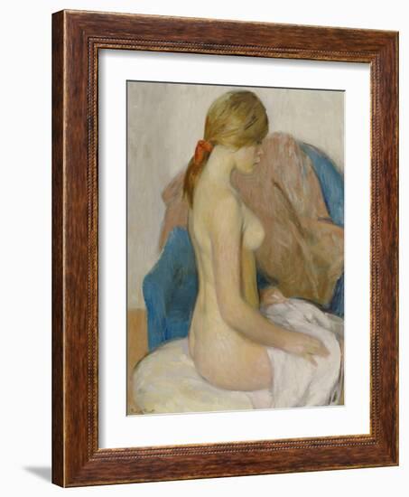 Marcela in Profile-Ramon Pichot-Framed Giclee Print