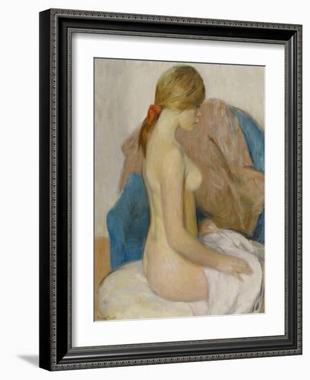 Marcela in Profile-Ramon Pichot-Framed Giclee Print