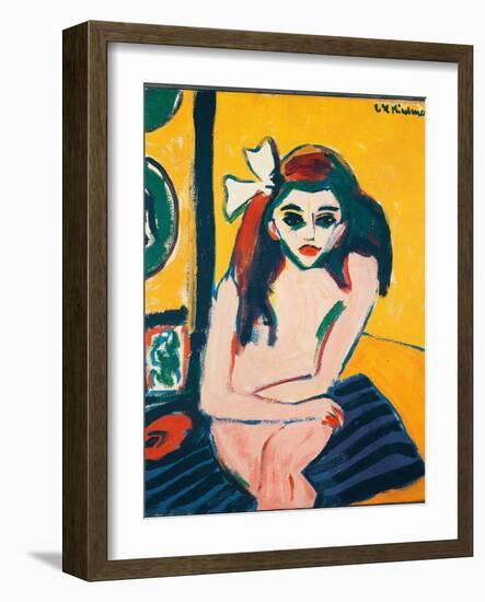 Marcella (Painting, 1909-1910)-Ernst Ludwig Kirchner-Framed Giclee Print