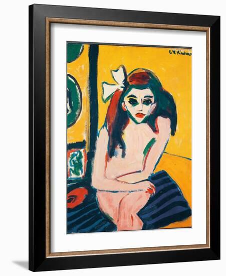 Marcella (Painting, 1909-1910)-Ernst Ludwig Kirchner-Framed Giclee Print