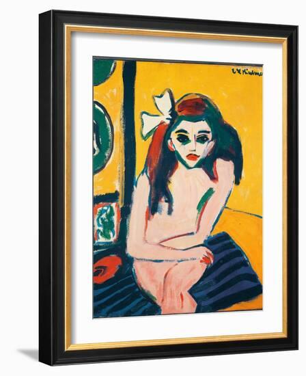 Marcella (Painting, 1909-1910)-Ernst Ludwig Kirchner-Framed Giclee Print