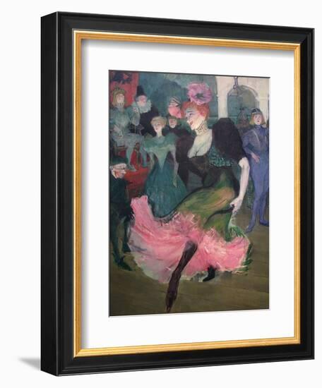 Marcelle Lender Dancing Bolero-Henri de Toulouse-Lautrec-Framed Art Print