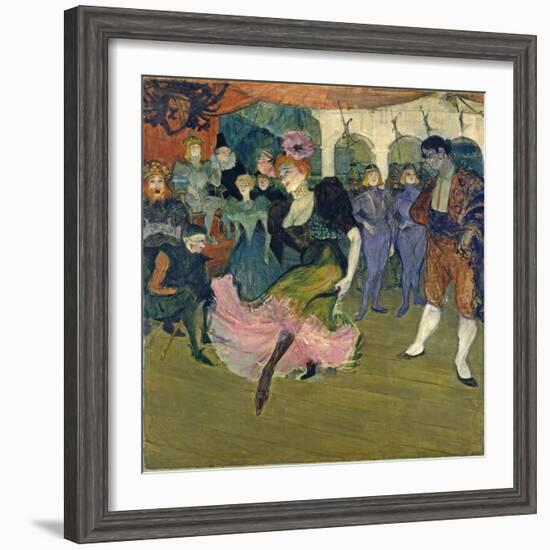 Marcelle Lender Dancing the Bolero in 'Chilperic', 1895-Henri de Toulouse-Lautrec-Framed Giclee Print