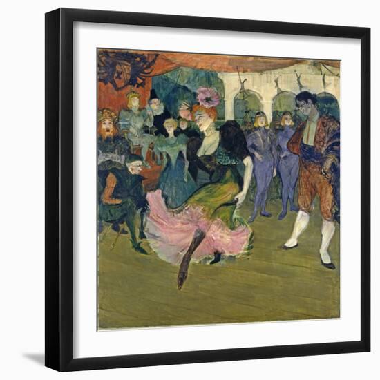 Marcelle Lender Dancing the Bolero in 'Chilperic', 1895-Henri de Toulouse-Lautrec-Framed Giclee Print