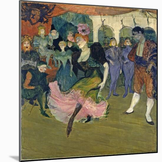 Marcelle Lender Dancing the Bolero in 'Chilperic', 1895-Henri de Toulouse-Lautrec-Mounted Giclee Print