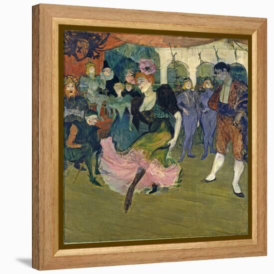 Marcelle Lender Dancing the Bolero in 'Chilperic', 1895-Henri de Toulouse-Lautrec-Framed Premier Image Canvas