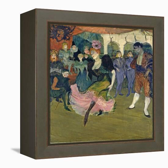 Marcelle Lender Dancing the Bolero in 'Chilperic', 1895-Henri de Toulouse-Lautrec-Framed Premier Image Canvas