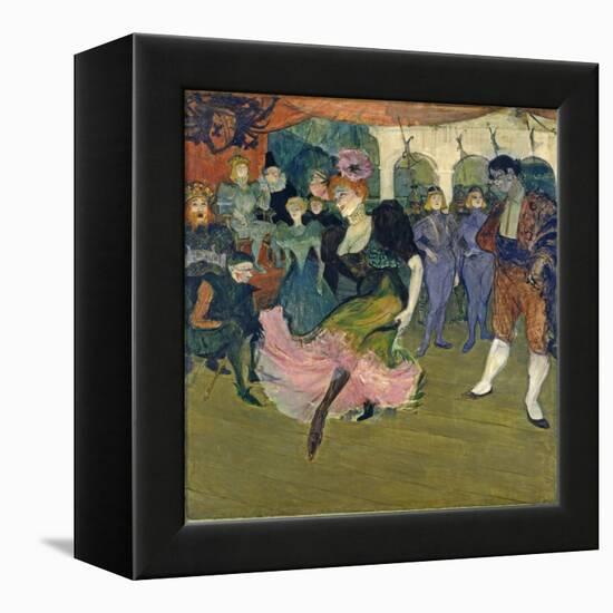 Marcelle Lender Dancing the Bolero in 'Chilperic', 1895-Henri de Toulouse-Lautrec-Framed Premier Image Canvas