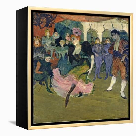 Marcelle Lender Dancing the Bolero in 'Chilperic', 1895-Henri de Toulouse-Lautrec-Framed Premier Image Canvas