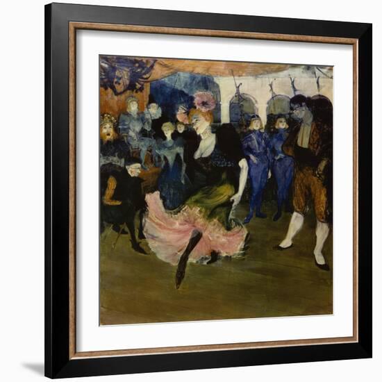 Marcelle Lender Dancing the Bolero in 'Chilperic', 1896-Henri de Toulouse-Lautrec-Framed Premium Giclee Print