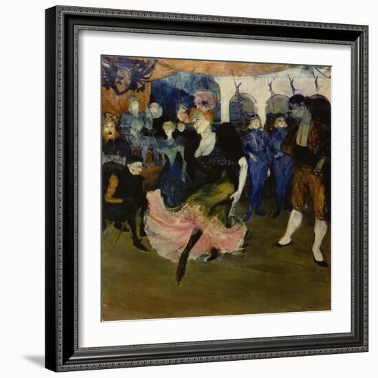 Marcelle Lender Dancing the Bolero in 'Chilperic', 1896-Henri de Toulouse-Lautrec-Framed Premium Giclee Print