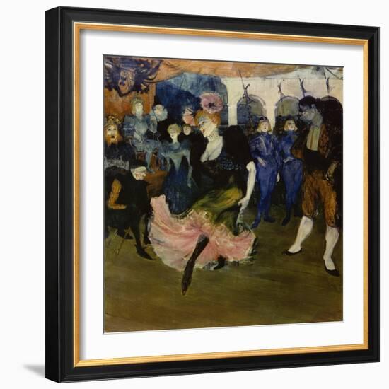 Marcelle Lender Dancing the Bolero in 'Chilperic', 1896-Henri de Toulouse-Lautrec-Framed Premium Giclee Print