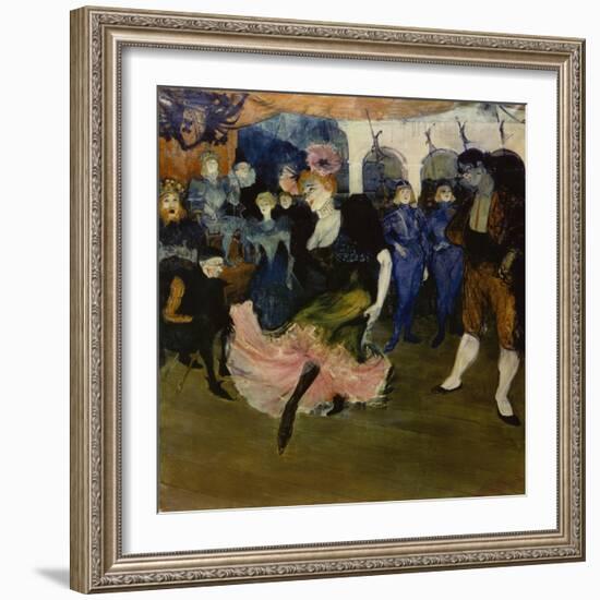 Marcelle Lender Dancing the Bolero in 'Chilperic', 1896-Henri de Toulouse-Lautrec-Framed Giclee Print