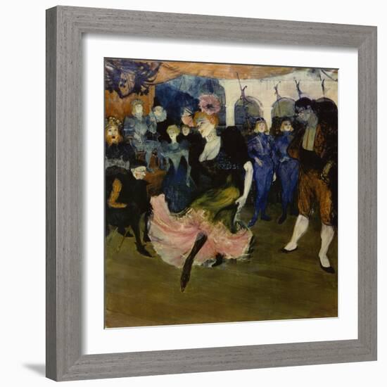 Marcelle Lender Dancing the Bolero in 'Chilperic', 1896-Henri de Toulouse-Lautrec-Framed Giclee Print