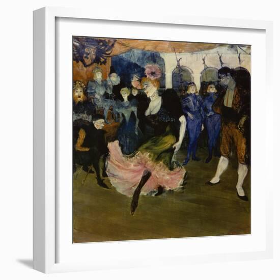 Marcelle Lender Dancing the Bolero in 'Chilperic', 1896-Henri de Toulouse-Lautrec-Framed Giclee Print