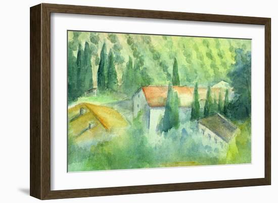 Marcelliana, Tuscany-Karen Armitage-Framed Giclee Print