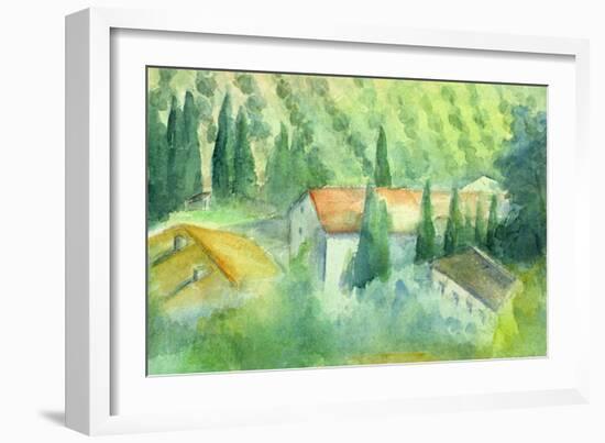Marcelliana, Tuscany-Karen Armitage-Framed Giclee Print