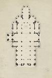 Eglise paroissiale à Napoléonville (Pontivy, Morbihan) : plan au niveau des terrasses, plan des-Marcellin Varcollier-Framed Giclee Print