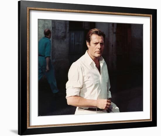 Marcello Mastroianni-null-Framed Photo