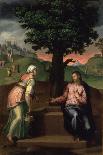 Christ and the Samaritan Woman-Marcello Venusti-Framed Giclee Print