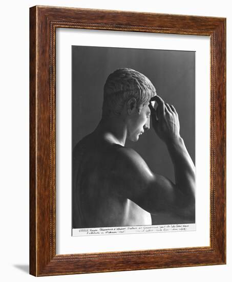 Marcellus as Mercury, Variously Identified as Germanicus, Caesar and Octavian, circa 23 BC-Cleomenes-Framed Giclee Print